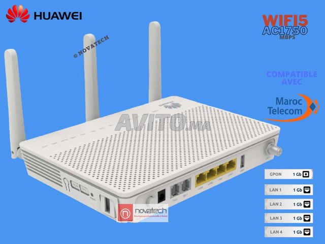 WIFI Tétouan - Si vous un Routeur fibre optique Huawei