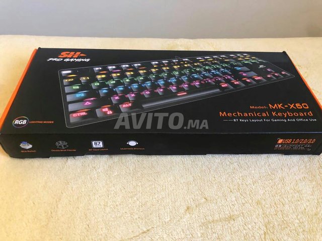 IMICE MK-X60 - Clavier Gamer Mécanique Métal Rétro-éclairage RGB - Achat  jeux video Maroc 