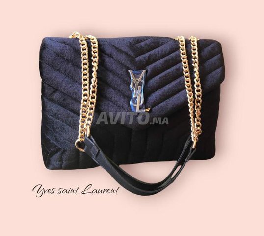 Yves saint best sale laurent sac velour