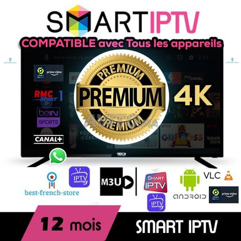 Abonnement iptv 12 mois CHAINES TV ET VODS, Services à Agadir