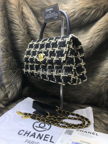 Chanel tweed online sac