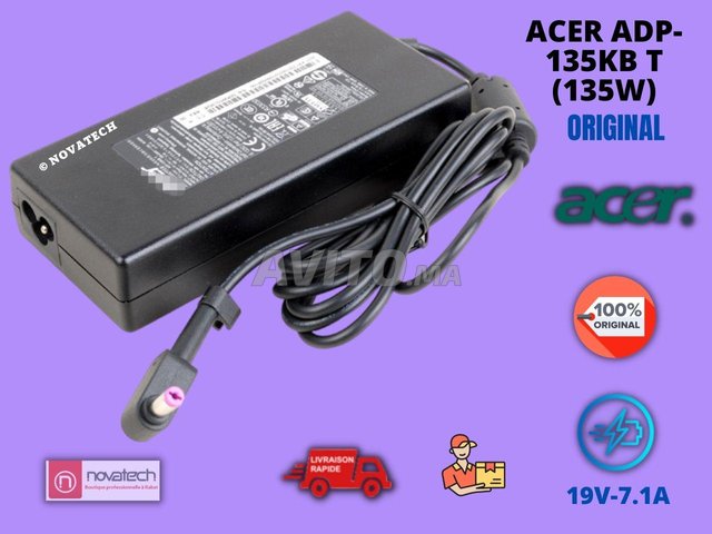 Acer Adaptateur 135W-19V pour Ordinateurs Portables