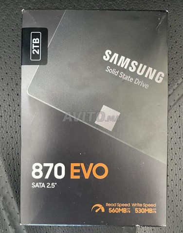 Samsung SSD 870 EVO 2To 2TB, Accessoires informatique et Gadgets à Tanger