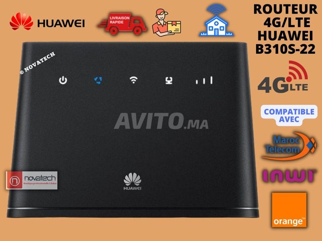 Routeur 4G mobile Portable compatible avec Orange IAM et Inwi