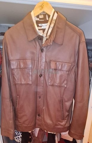 Massimo dutti veste cuir femme hot sale