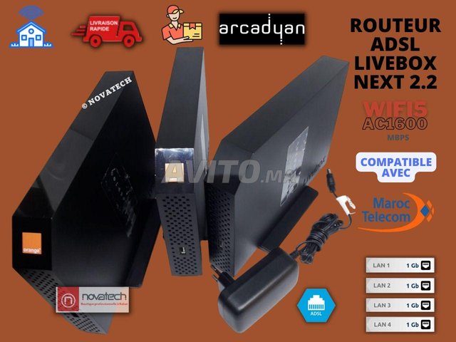 Routeur-Fibre Optique-WIFI5-AC2000M- ZTE F680 V6, Accessoires informatique  et Gadgets à Rabat