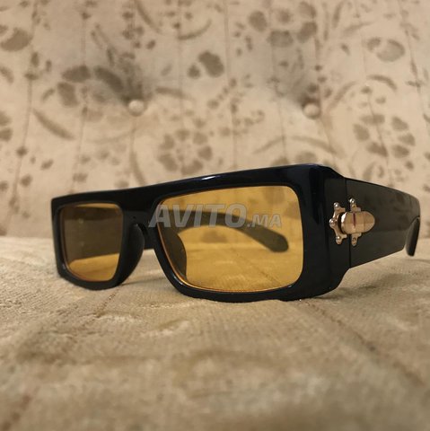 LOUIS VUITTON Z1361E Nigo Lock Black Gold Long Frame Unisex Sunglasses /  Case