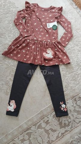 Ensemble pour fille en cotton Marque C A