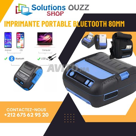 Imprimante Bluetooth Portable Thermique 58mm Mini Imprimante Photo Dimage  Thermique POS Sans Fil Pour Téléphone Mobile Android IOS Du 15,46 €