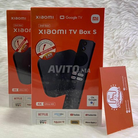 Xiaomi Tv Box S 2nd Gen – 4K Ultra HD au meilleur prix au maroc
