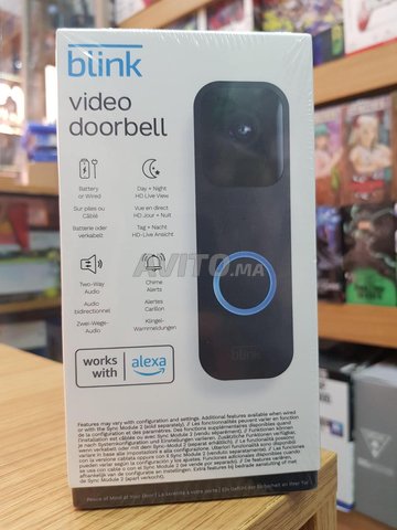 Sonnette Camera Maison sans fil Blink Alexa, Accessoires informatique et  Gadgets à Marrakech
