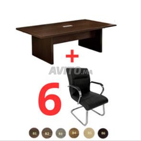 Lot de 10 Tables de bureau 4 pieds Zik