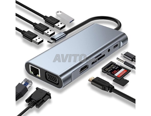 Adaptateur USB vers HDMI Lemorele Compatible MacBook Maroc