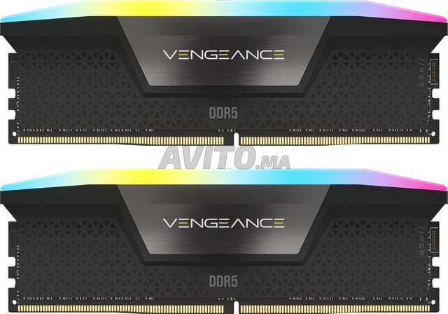 Corsair Vengeance RGB DDR5 32 Go (2 x 16 Go) 5600 MHz CL36 - Pc Gamer Casa