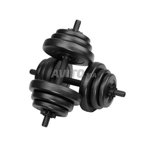 Haltère Musculation 10 KG Haltères VINYL