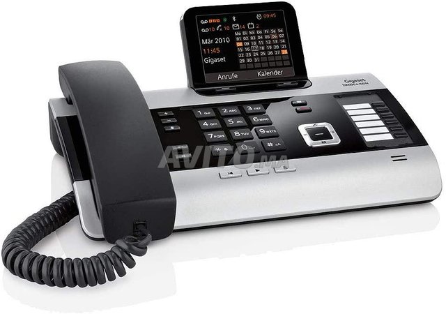 Siemens Gigaset AS180 noir - Téléphone fixe sans fil prix Maroc