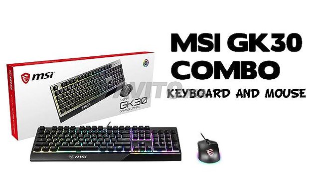 Msi VIGOR GK30 COMBO clavier+ souris Clutch GM11