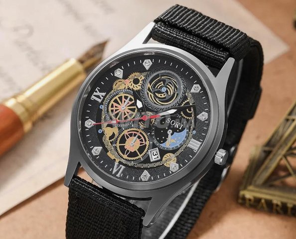 Montre homme noire Montres et Bijoux Tanger Avito.ma