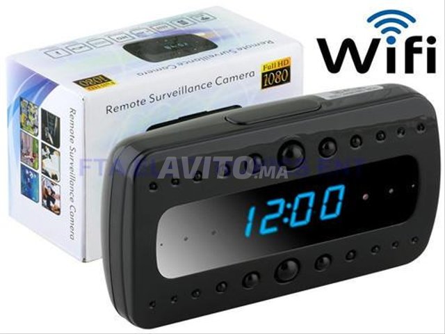 WIFI réveil caméra espion Full HD 1080P Sans Fil Mémoire Non-inclus