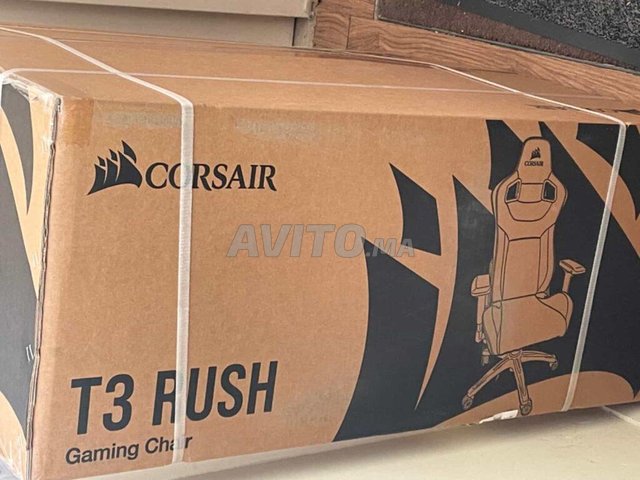 CORSAIR T3 RUSH Fabric (2023) - Anthracite - Chaise Gaming - Pc Gamer Casa