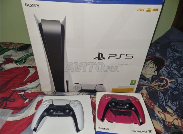 Sony PlayStation 5 Noyau avec kit de jeux et Maroc