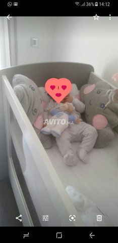 Lit Bebe Sauthon En Bois Et Plexi Modele Pop Taupe Equipements Pour Enfant Et Bebe A Dar Bouazza Avito Ma