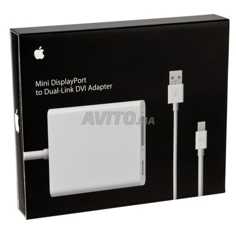 Adaptateur MiniDisplayPort vers DVI double Mac - 1