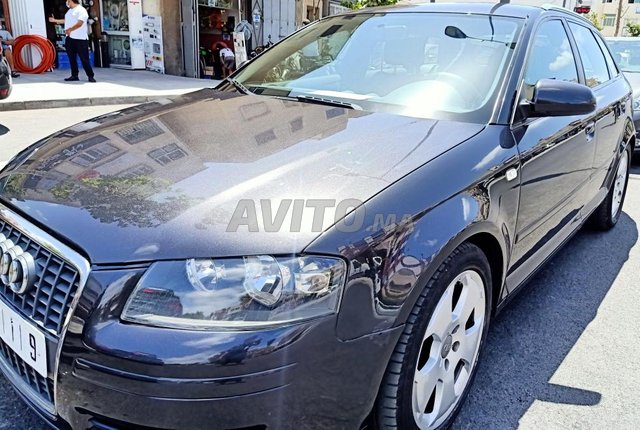 Voiture Audi A3 2008 à rabat Diesel - 8 chevaux