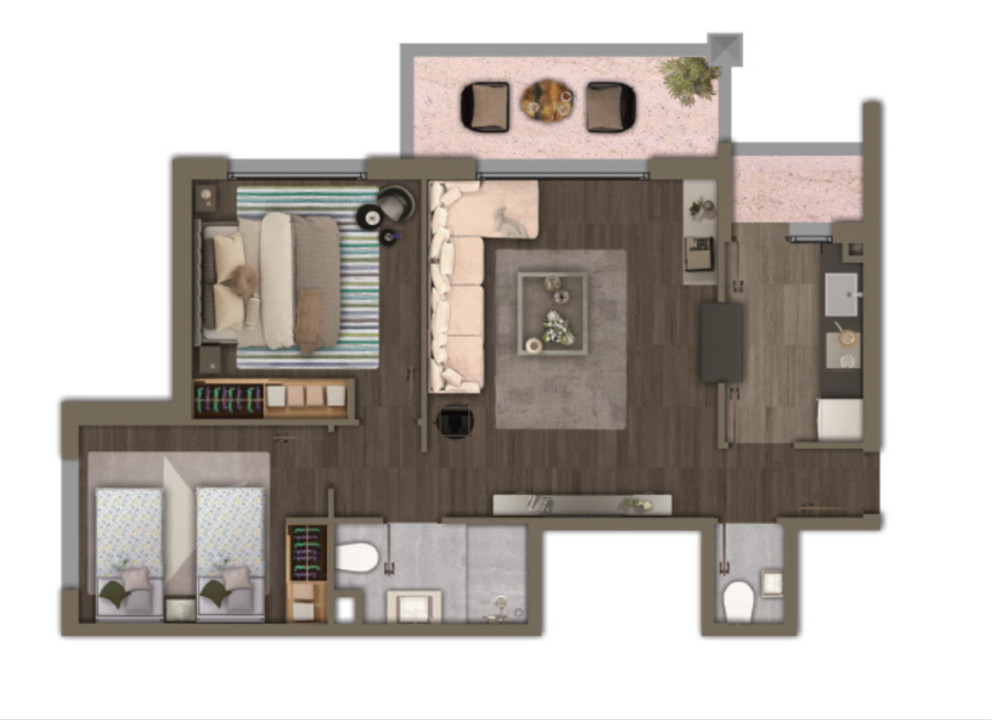 Appartement de 2 chambres 🏠 sur Dar Douazza, Dar Bouazza à vendre dans le nouveau projet EL FAL SELECTION TAMARIS par le promoteur immobilier EL FAL | Avito Immobilier Neuf - image 1