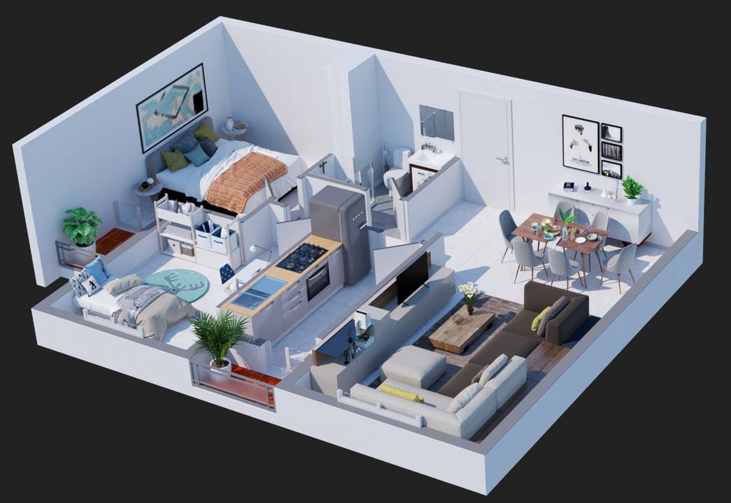 Appartement de 2 chambres 🏠 sur Mhamid 9, Marrakech à vendre dans le nouveau projet DYOUR AL MASJID par le promoteur immobilier Dyour Al Masjid | Avito Immobilier Neuf - image 1