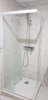 cabine de douche avec receveur en céramique  - 2