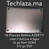 MacBook Pro 16 inch i7 6core 4.5ghz 16go 512gb - 4